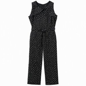 Enfocus Studio Black White Polka Dot Jumpsuit | Size 14